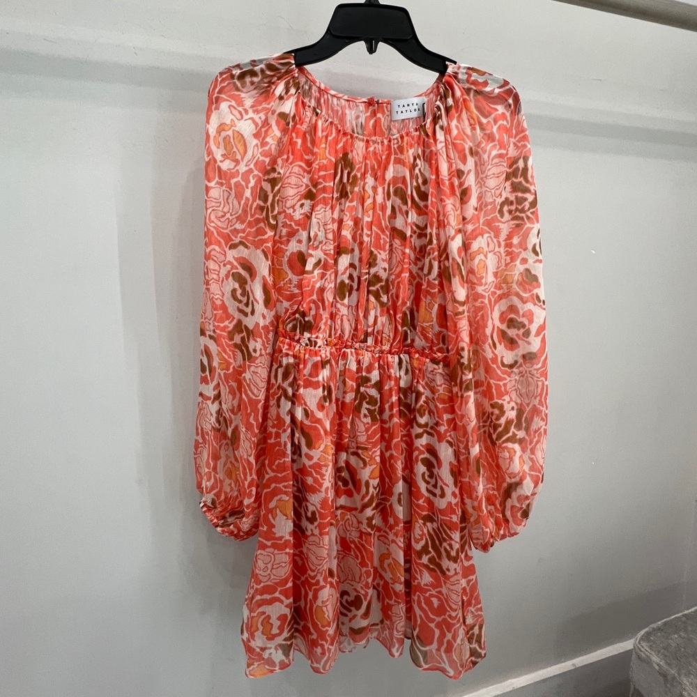TANYA TAYLOR YORK DRESS GUAVA